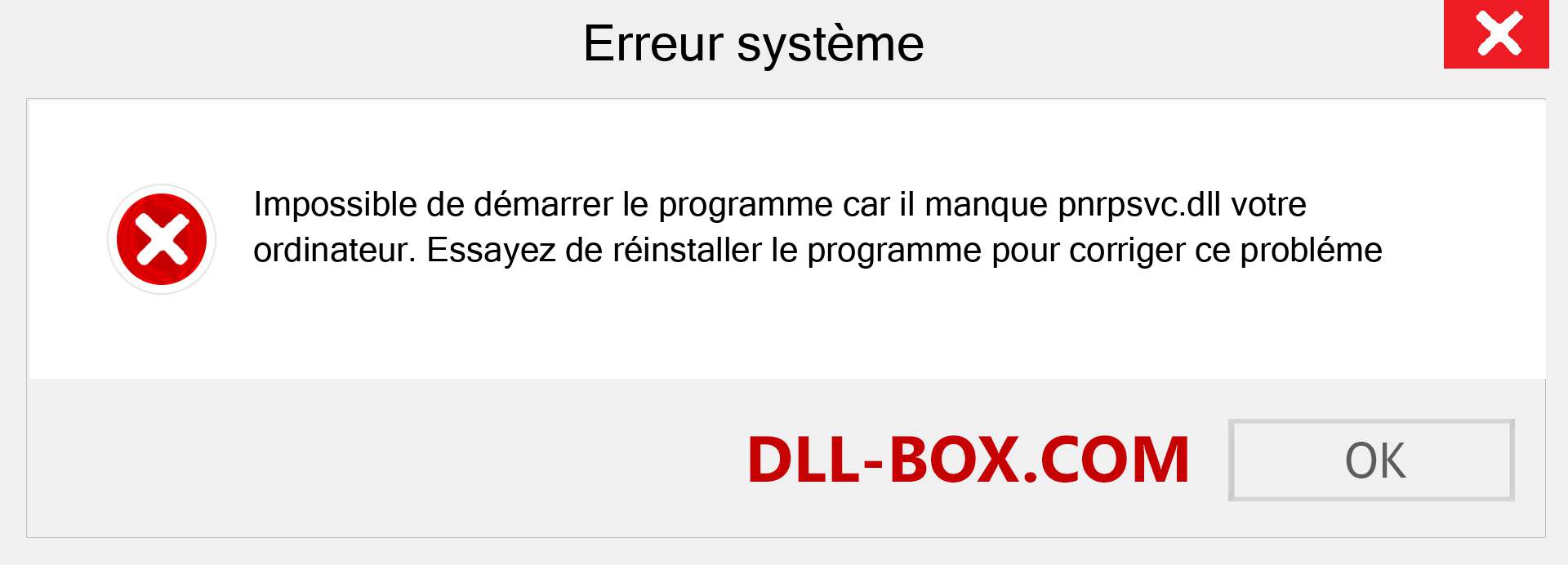 Le fichier pnrpsvc.dll est manquant ?. Télécharger pour Windows 7, 8, 10 - Correction de l'erreur manquante pnrpsvc dll sur Windows, photos, images