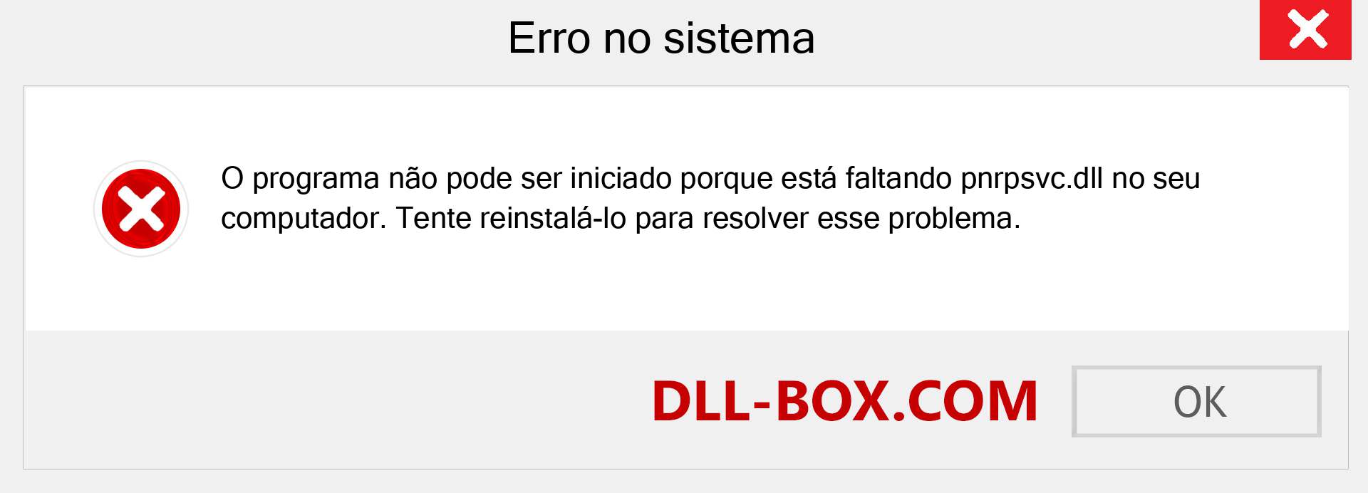 Arquivo pnrpsvc.dll ausente ?. Download para Windows 7, 8, 10 - Correção de erro ausente pnrpsvc dll no Windows, fotos, imagens